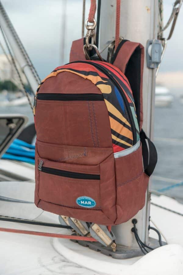 Mochila Terracota + Patchwork