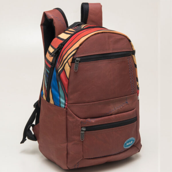 Mochila Terracota + Patchwork